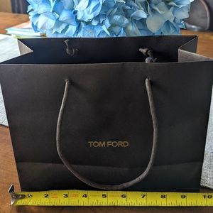 Special sized, traditional colored Tom Ford shopping bag